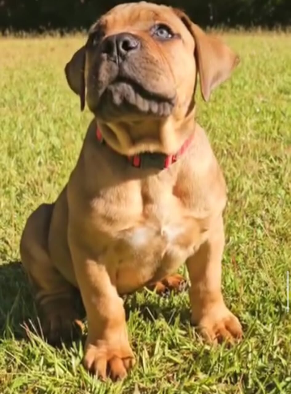 Boerboel puppy outdoors
